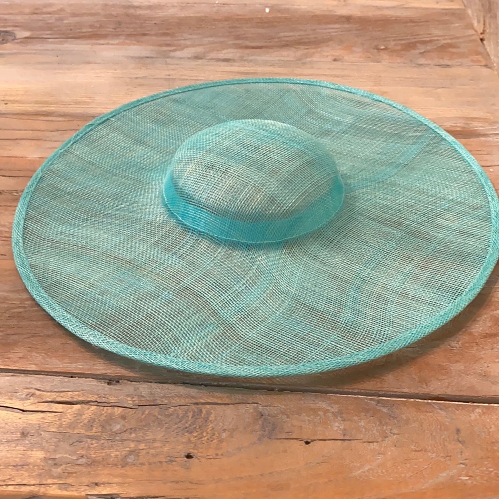 Aqua fascinator hat base